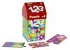 Puzzle w kartonowym domku Apli Kids - Cyfry 3+